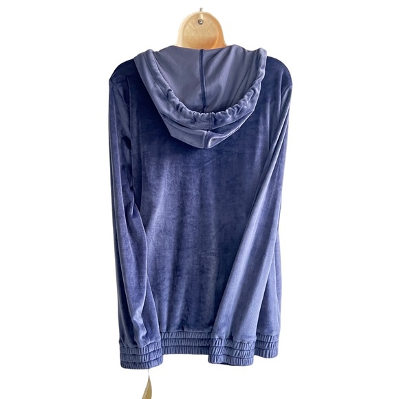 Michael Kors Hooded Velvet Sweatshirt with Pockets Size L – New - Picture 10 of 10